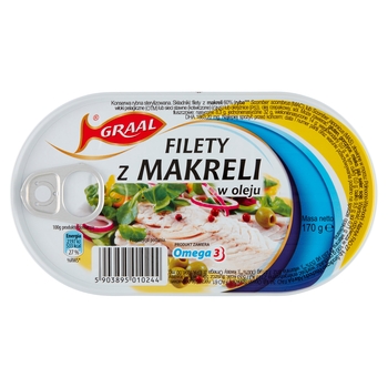 GRAAL FILET Z MAKREL.OLEJ 170G ..