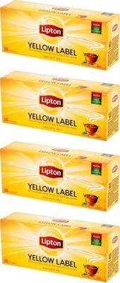 Herbata Lipton Yellow Label czarna 100 tb