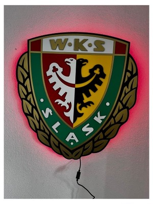 Herb Śląsk Wrocław 3D z Podświetleniem LED