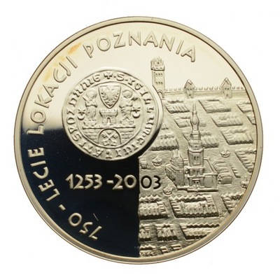 10 zł 2003 - 750-lecie lokacji Poznania - St. L