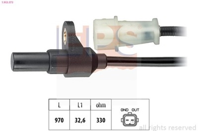 SENSOR POSICIÓN DE EJE CIGÜEÑAL VOLVO 1-953-373  