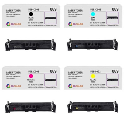 NOWY toner 069 4-pak CMYK do Canon i-SENSYS LBP-673Cdw MF752Cdw