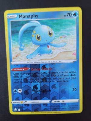 Manaphy RARE R.HOLO Shining Fates 2021 rok 024/072 POKEMON TCG