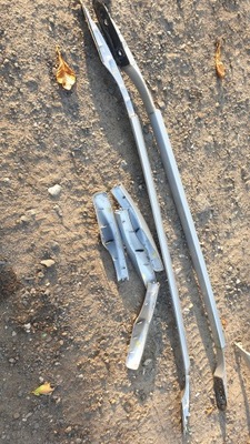 Toyota avensis t25 рейлинги кровельные комплект фото №1