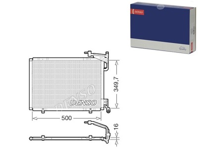 CONDENSADOR DE ACONDICIONADOR FORD DENSO  