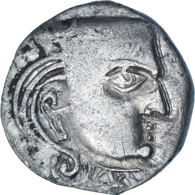 Gupta Empire, Skandagupta, Drachm, 455-467, Srebro