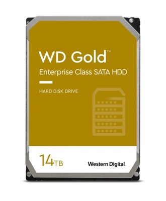 HDD SATA 14TB 7200RPM 6GB/S/512MB GOLD WD142KRYZ WDC