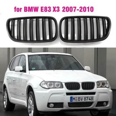 PARTE DELANTERA MATE NEGRA PARTE DELANTERA KRADA NERKOWA PARA BMW E83 LCI X3 2007-2010  