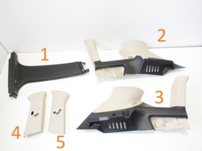 Lancia delta 3 iii 08-14 захист обшивка стійка фото №1