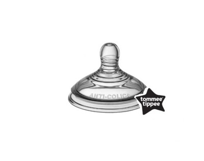 Tommee Tippee Smoczek Antykolkowy 3m+ średni 1 szt