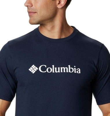 Koszulka Columbia CSC BASIC LOGO Tee-Collegiate Navy White XXL