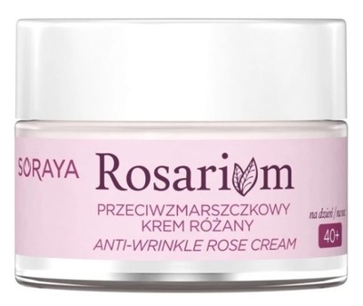 Soraya Rosarium Przeciwzmarszczkowy krem różany 40+ 50 ml dzień/noc