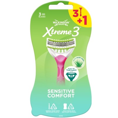 4x Maszynka WILKINSON Xtreme 3 Comfort Sensitive