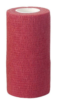 Samoprzylepny bandaż EquiLastic 10 cm czerwony Kerbl