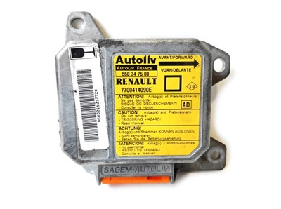 Модуль датчик подушка безопасности renault megane 550347500 фото №1