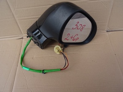 Peugeot 308 дзеркало праве 2+6 фото №1