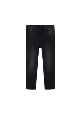 Mayoral Spodnie Jeansy Slim Fit 504 Czarne 122