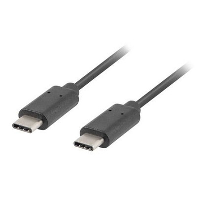 Kabel USB-C - USB-C | 0,5m czarny | USB typ C