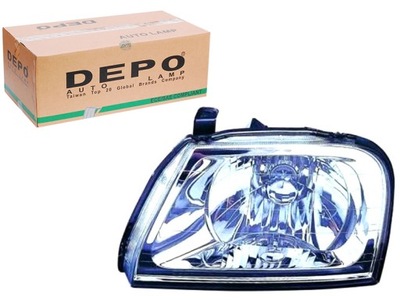 DEPO FARO MITSUBISHI L 200 H4 96-07 LE  