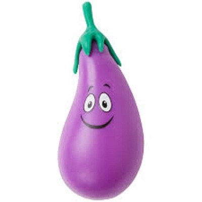 GNIOTEK ANTYSTRESOWY SENSORYCZNY SQUISHY BAKŁAŻAN