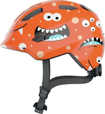 Kask rowerowy dziecięcy ABUS SMILEY 3.0 S 45-50 Orange Monster