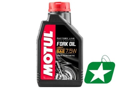 MOTUL FORK OIL FACTORY LINE LIGHT/MEDIUM 7.5W 1L