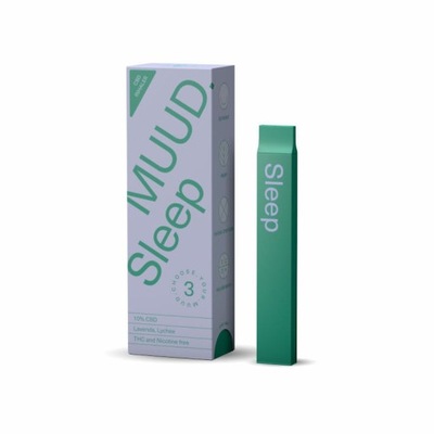 MUUD. Inhalator 10% CBD Vape Sleep