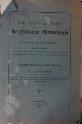 Aegyptische Chronologie 1896r.
