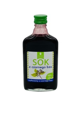 Sok z czarnego bzu 100% naturalny bez cukru 200ml