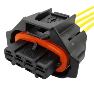 Штекер колодка з'єднувач джгут витратомір повітря opel 4 дроти фото №1