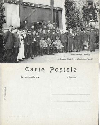 Hrabia Potocki Le Perray ufundowany szpital 1915r.