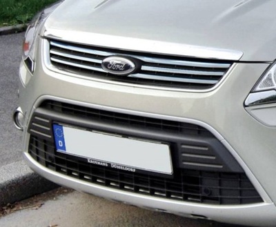 FORD KUGA 2008-2012 Nakładki na grill stal połysk