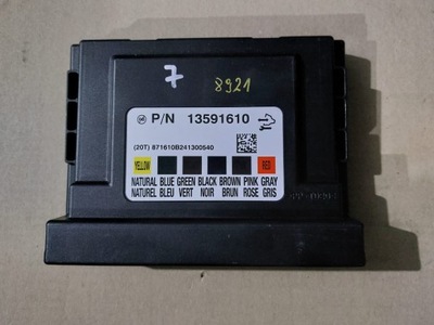 Модуль комфорта bcm opel astra j iv 13591610 pin фото №1