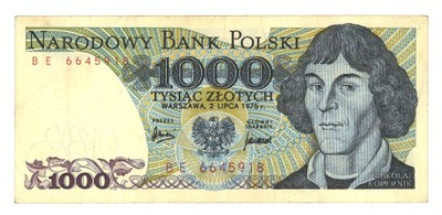 1000 zł MIKOŁAJ KOPERNIK Seria BE 1975