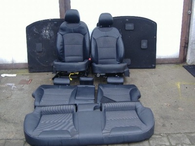 Kia niro сидіння сидіння комплект шкіра + матеріал фото №1