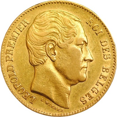 Belgia 20 Franków 1865 Leopold I