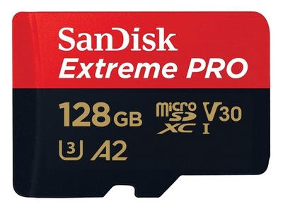 SanDisk 128GB micro SD SDXC Cl10 EXTREME PRO+190MB