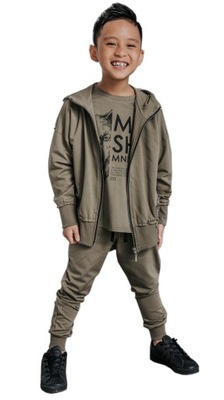 Bluza MashMnie khaki rozpinana Wolf 116/122 cm