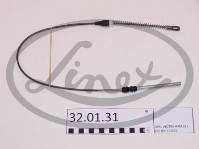 LINEX 32.01.31 CABLE ASCONA C VECTRA A 756MM IZQUIERDA 90421703  