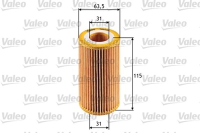 VALEO 586505 ФІЛЬТР МАСЛА