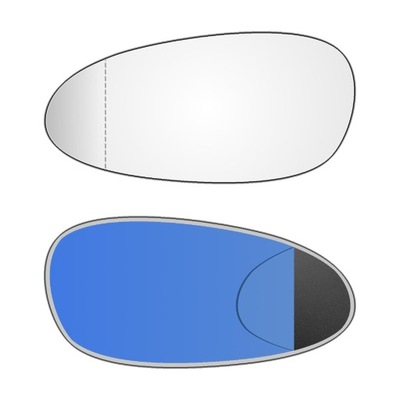 Асферичне скло porsche cayman 987 2004-2012 2005 фото №1