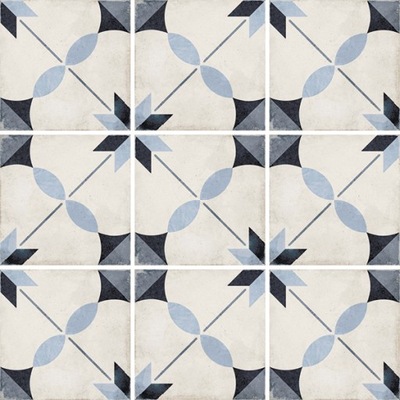 PŁYTKI PODŁOGOWE ŚCIENNE PATCHWORK RUSTYKALNE GRES 20X20 ARCADE BLUE