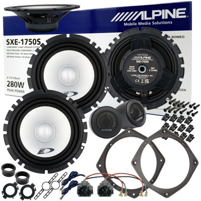 ALTAVOCES AISLADOS ALPINE DISTANCIAS PARA MITSUBISHI LANCER OUTLANDER PAJERO  