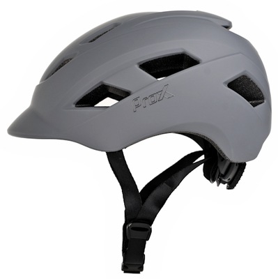 KASK PROX TOWN LED ROZM. L SZARY MAT