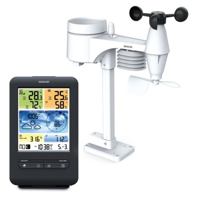 Stacja pogody 5w1 Sencor SWS 9898 WiFi meteo