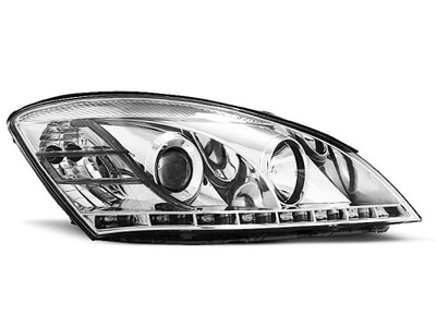 ФОНАРИ РЕФЛЕКТОРЫ KIA CEED 2006-09 LED (СВЕТОДИОД ) CHROME