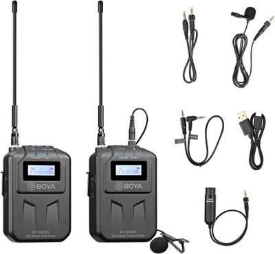 mikrofon krawatowy 48-kanałowy system mikrofonów UHF