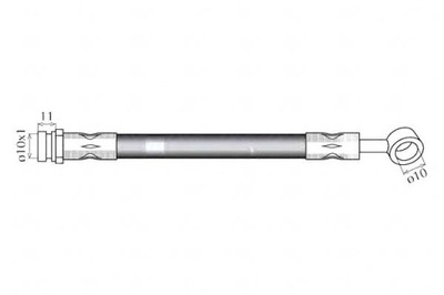 Nk шланг тормозной hyundai i10 1.1 pa фото №1