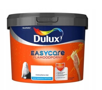 DULUX EASYCARE NIESKAZITELNA BIEL 9L