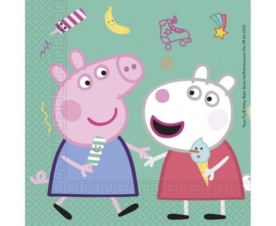 Serwetka Pap 2warst 330x330 Go Peppa Pig Op20szt